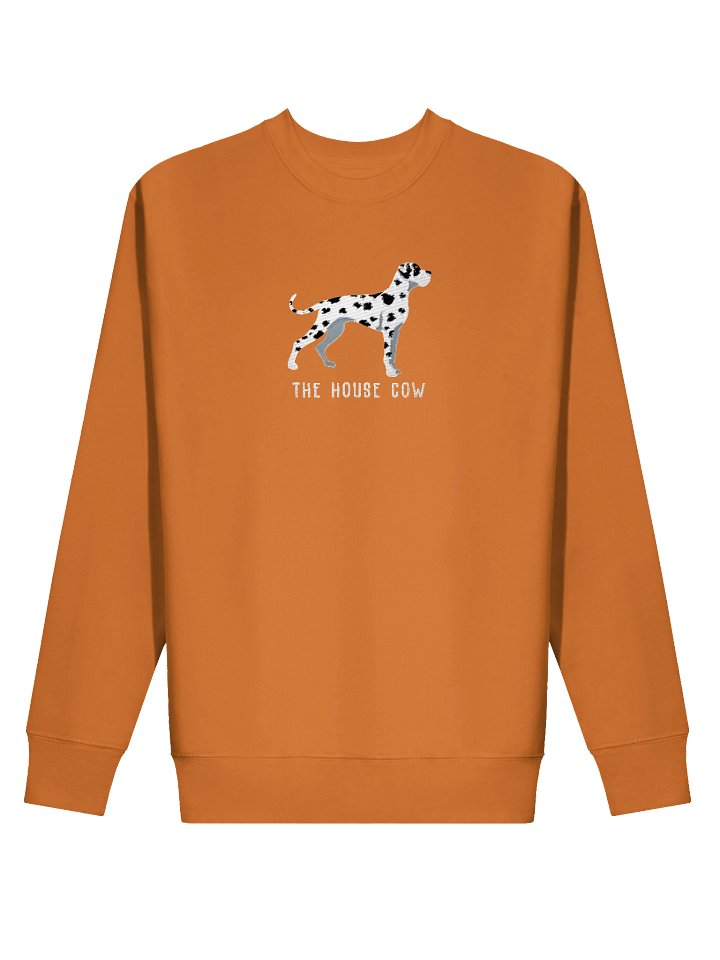 The House Cow Sweatshirt (Embroidered) of a Great Dane(Harlequin) product image (44)