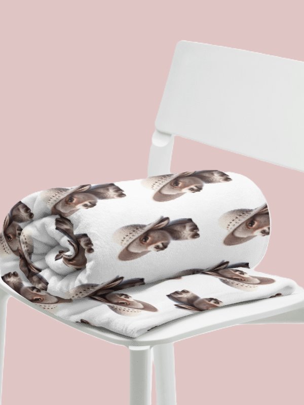 Donkey Vibes Throw Blanket product image (6)