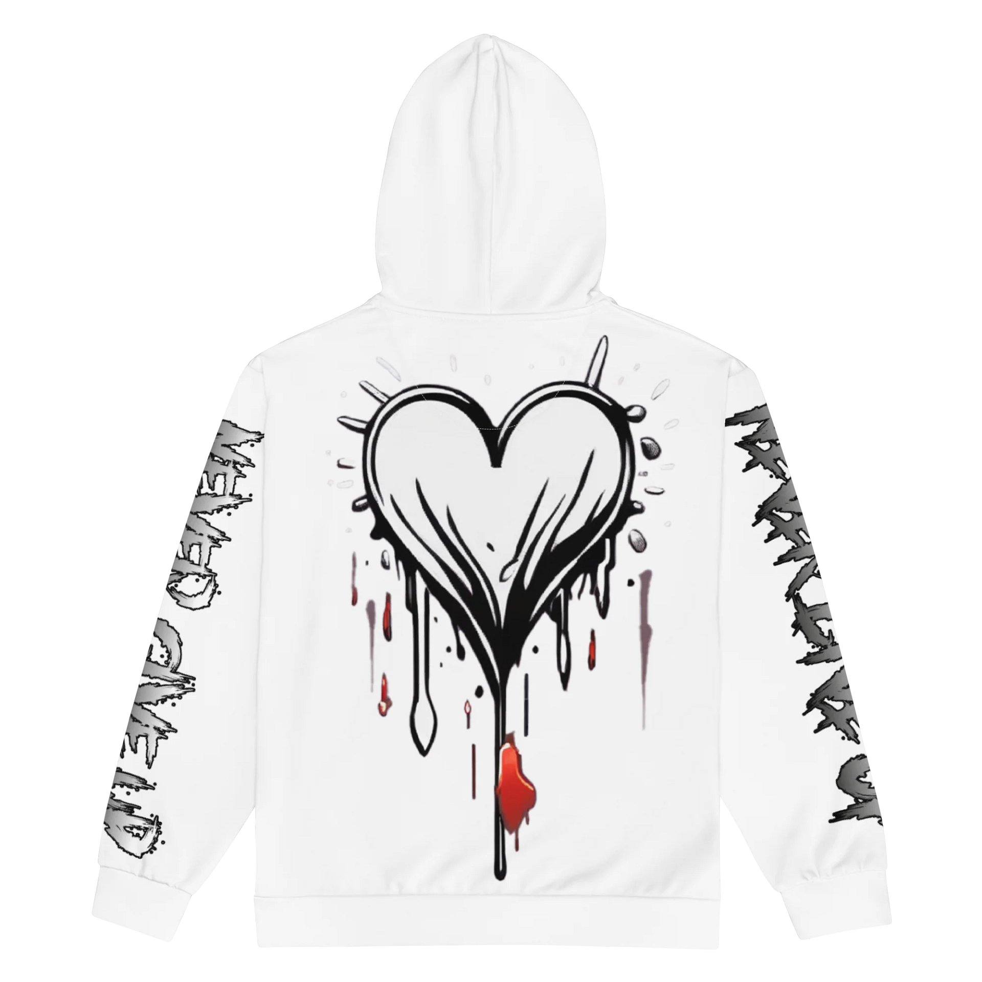Bleeding Heart Charity Zip Hoodie product image (1)