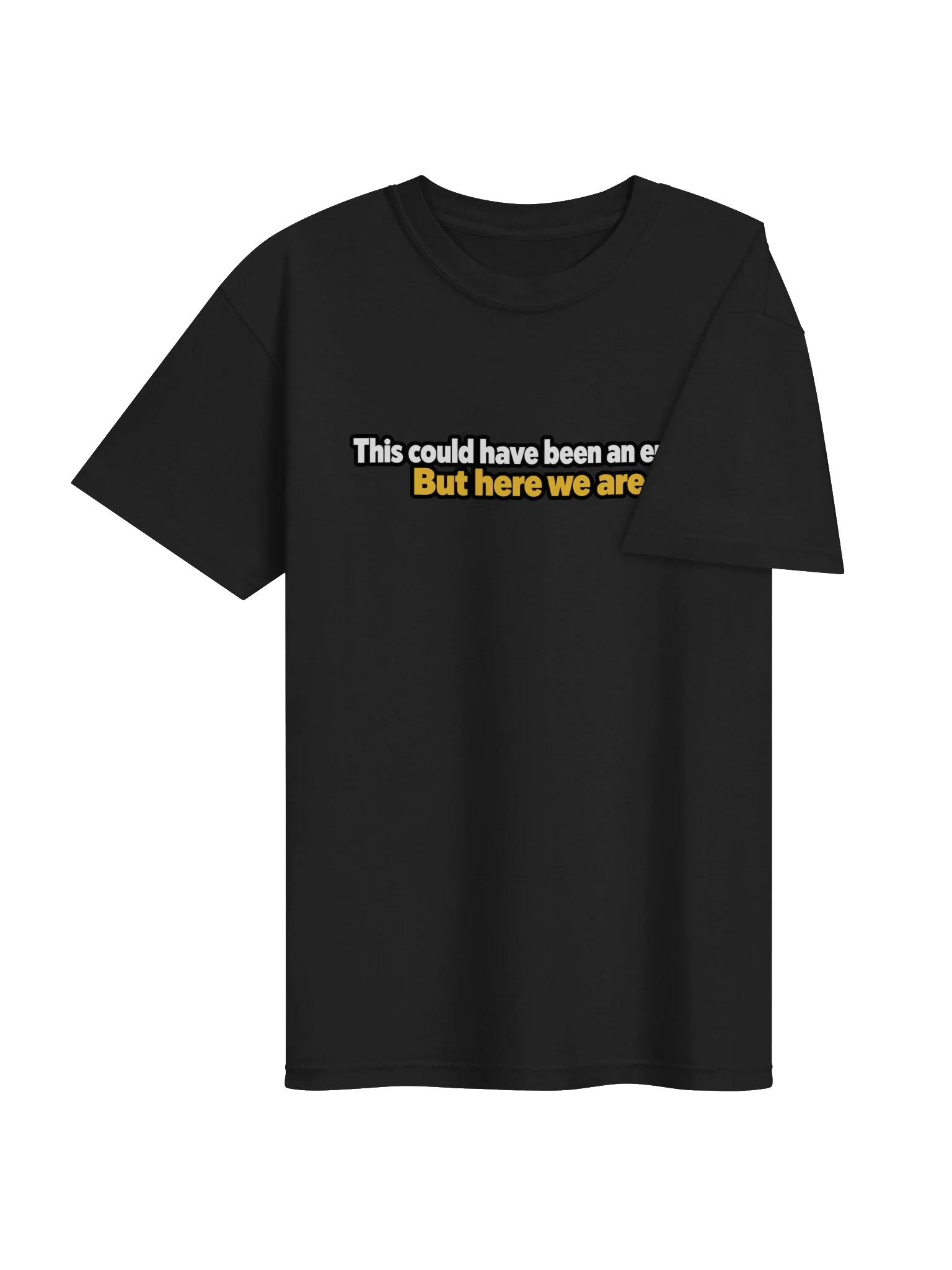Could Have Been an Email Tee (A), Black, view 4