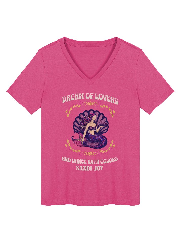 Pink V-Neck Women - Dream of Lovers and Dance with Colors product image (1)