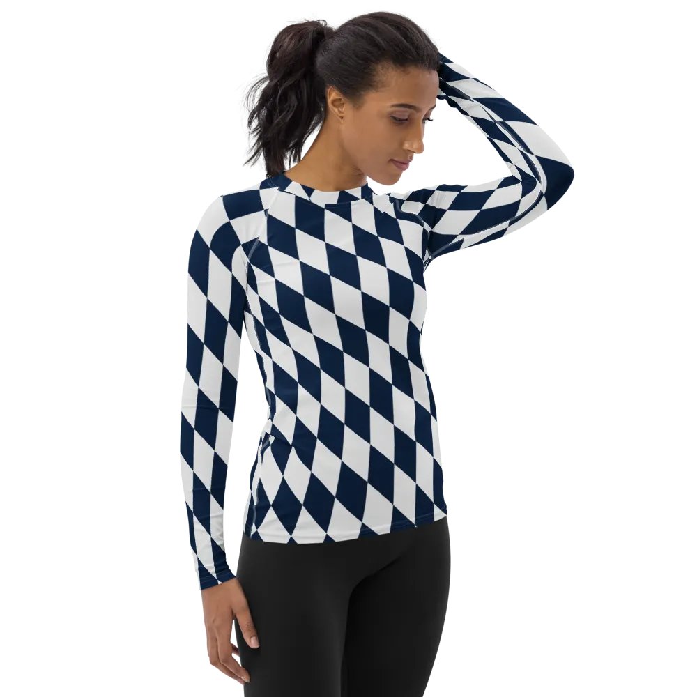 Emo Distortion Women's Rash Guard product image (4)