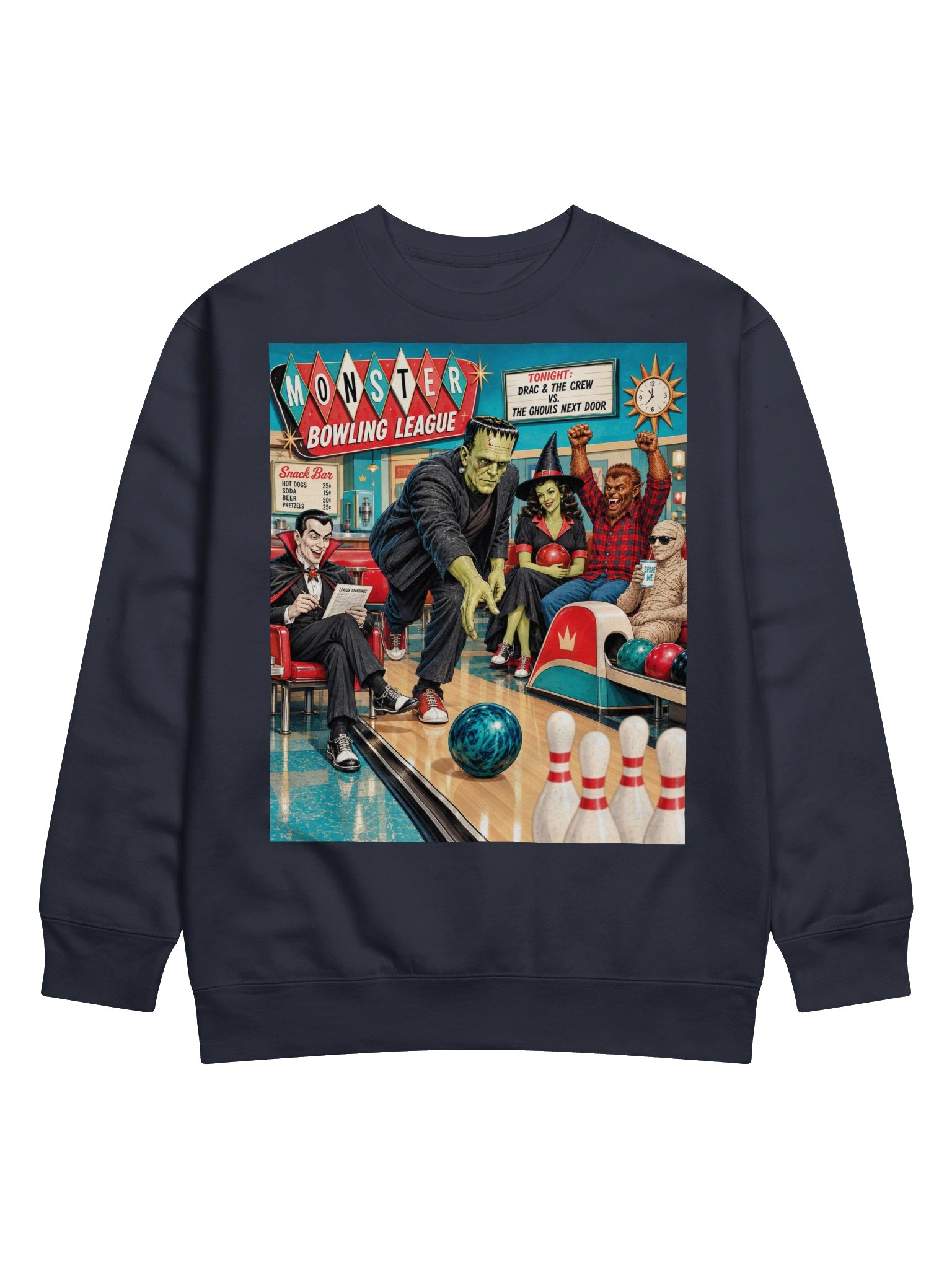 Monster Bowling League Sweatshirt product image (11)