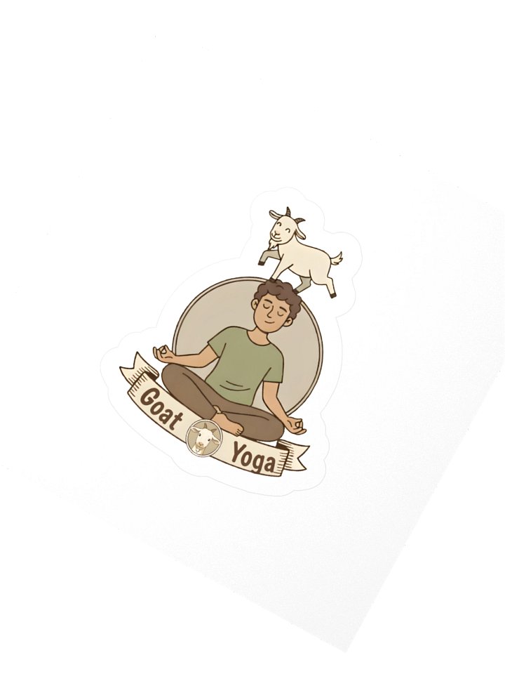 Zen Goat Yoga Stickers product image (8)