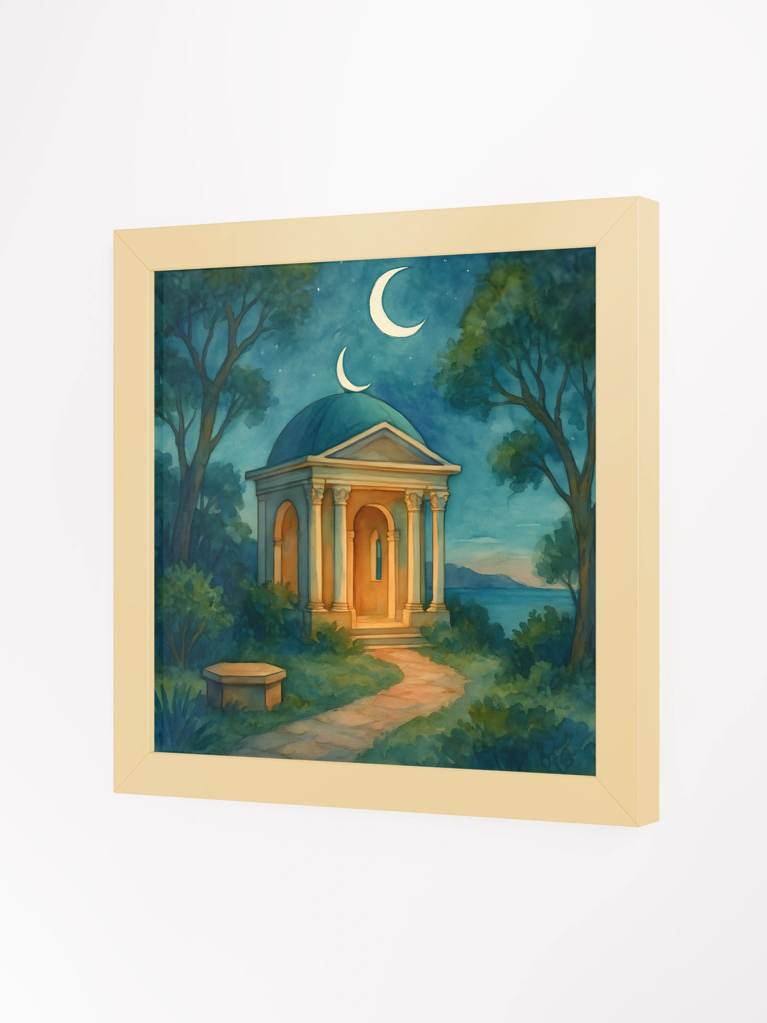 ✧ Moon Dial Sanctuary Framed Poster ✧ product image (2)