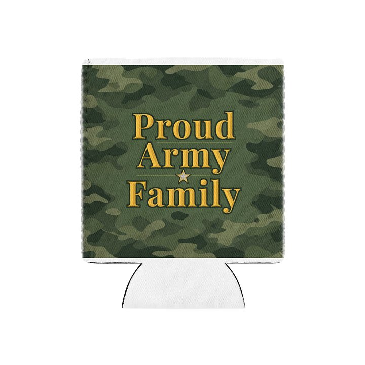 Save Our Veterans - Proud Army Family Can Cooler product image (1)