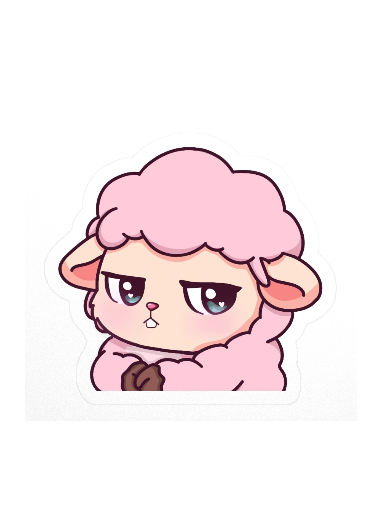 Side eye sheep sticker product image (1)