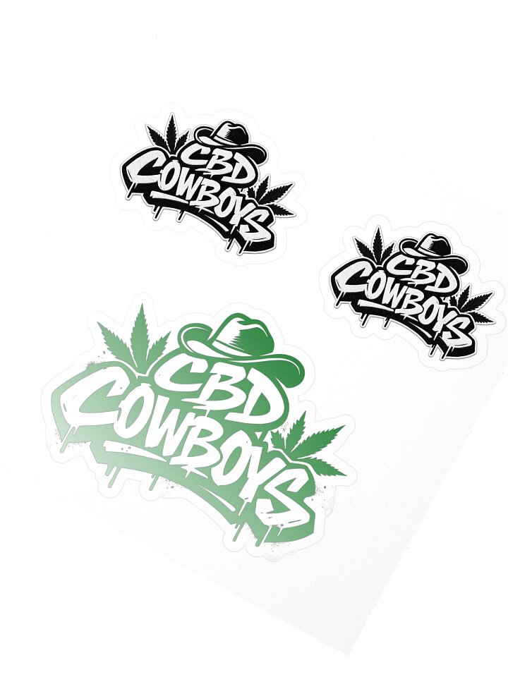 CBD COWBOYS STICKERS product image (2)