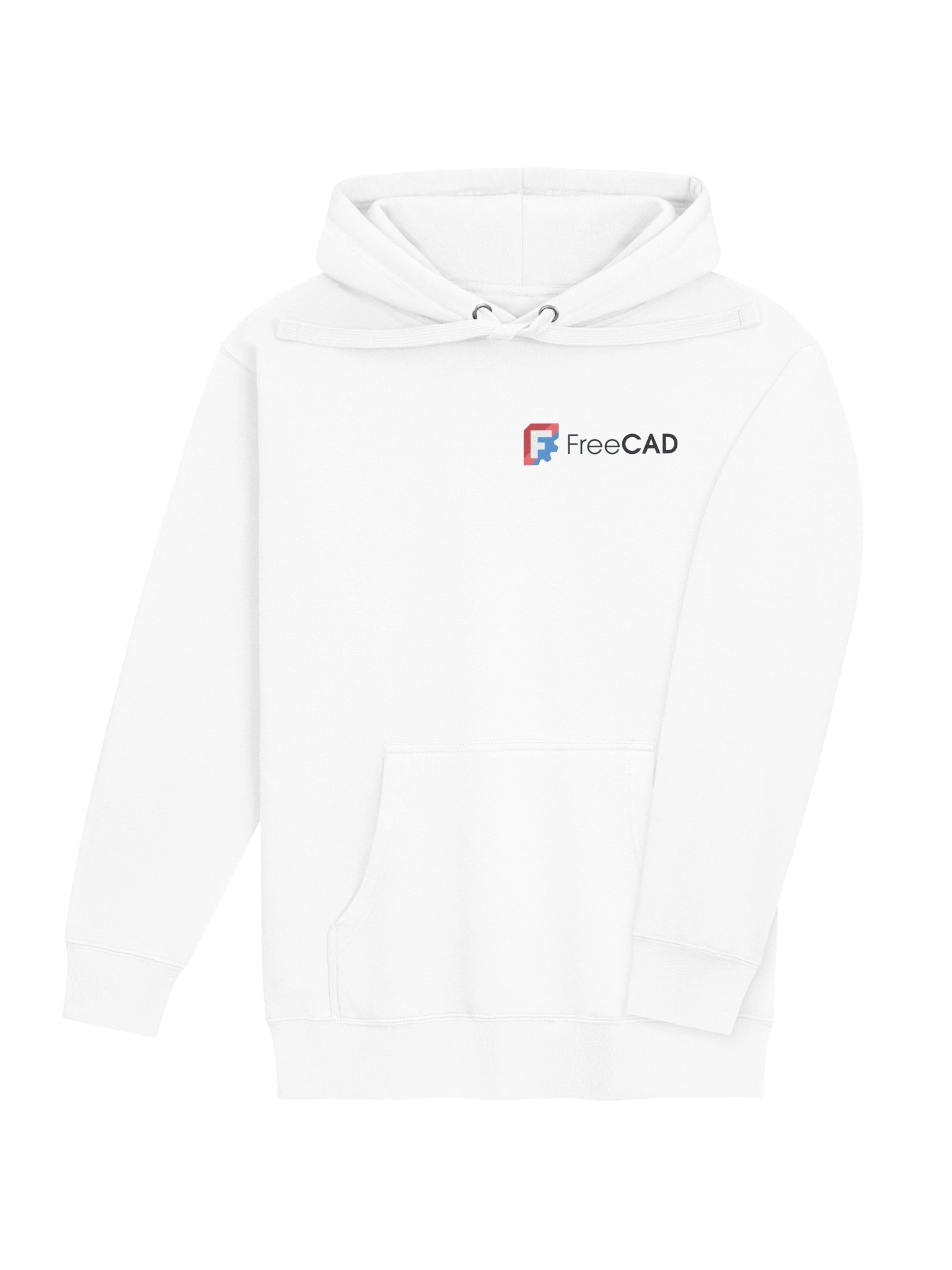 FreeCAD Hoodie - White product image (4)