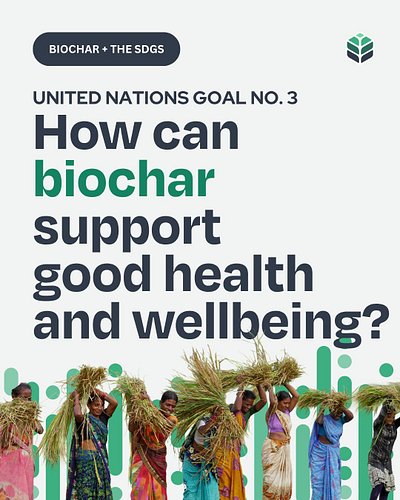 Global good health and well being is something we are working for! Yes, biochar plays a part – here’s how.

In 2015, the @uni...