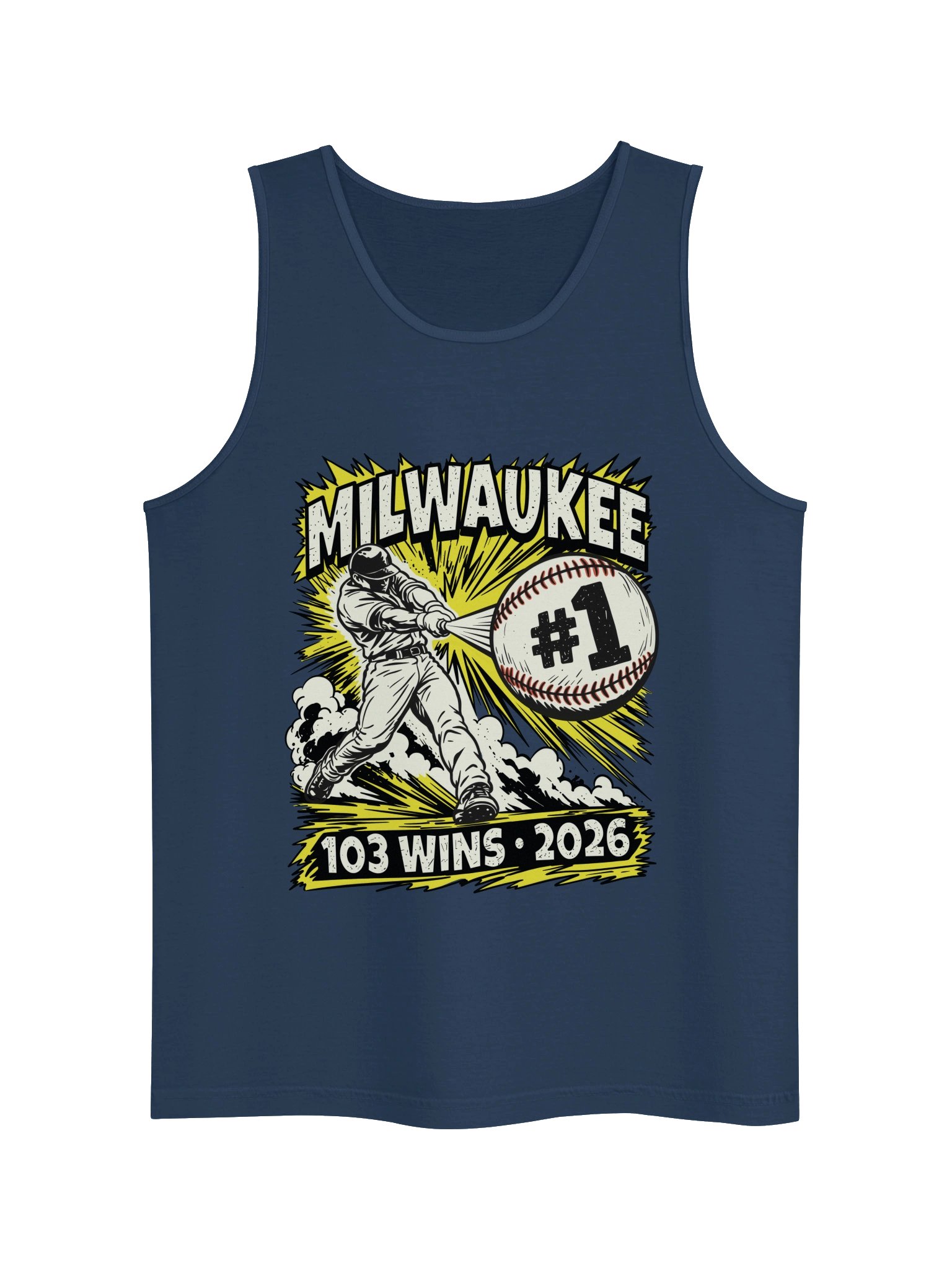 Milwaukee 103 Wins • 2026 Baseball Tank Top product image (1)