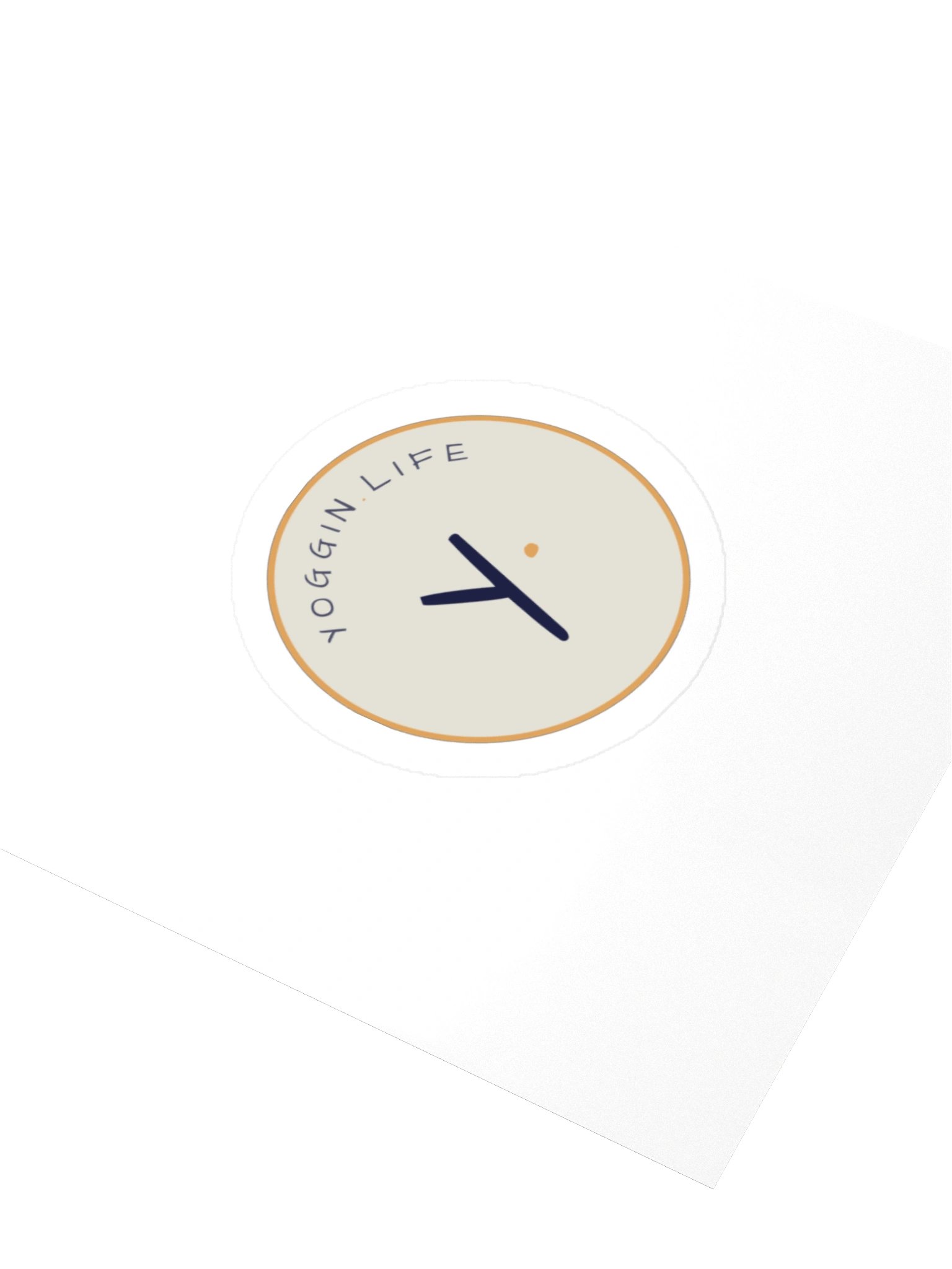 micro dot sticker — cream product image (3)