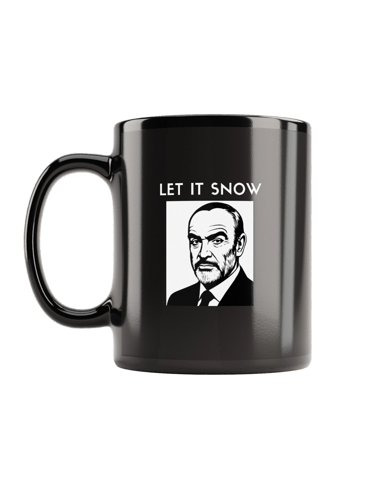 SNL Let It Snow Black Mug product image (2)
