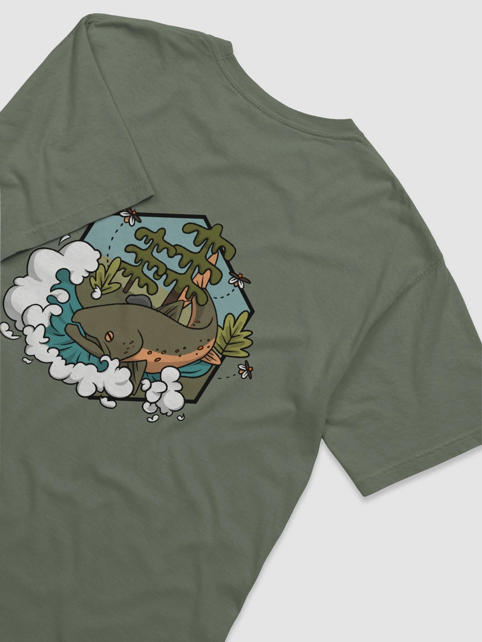 Bull Trout Woods Tee (Ivory Logo) product image (23)