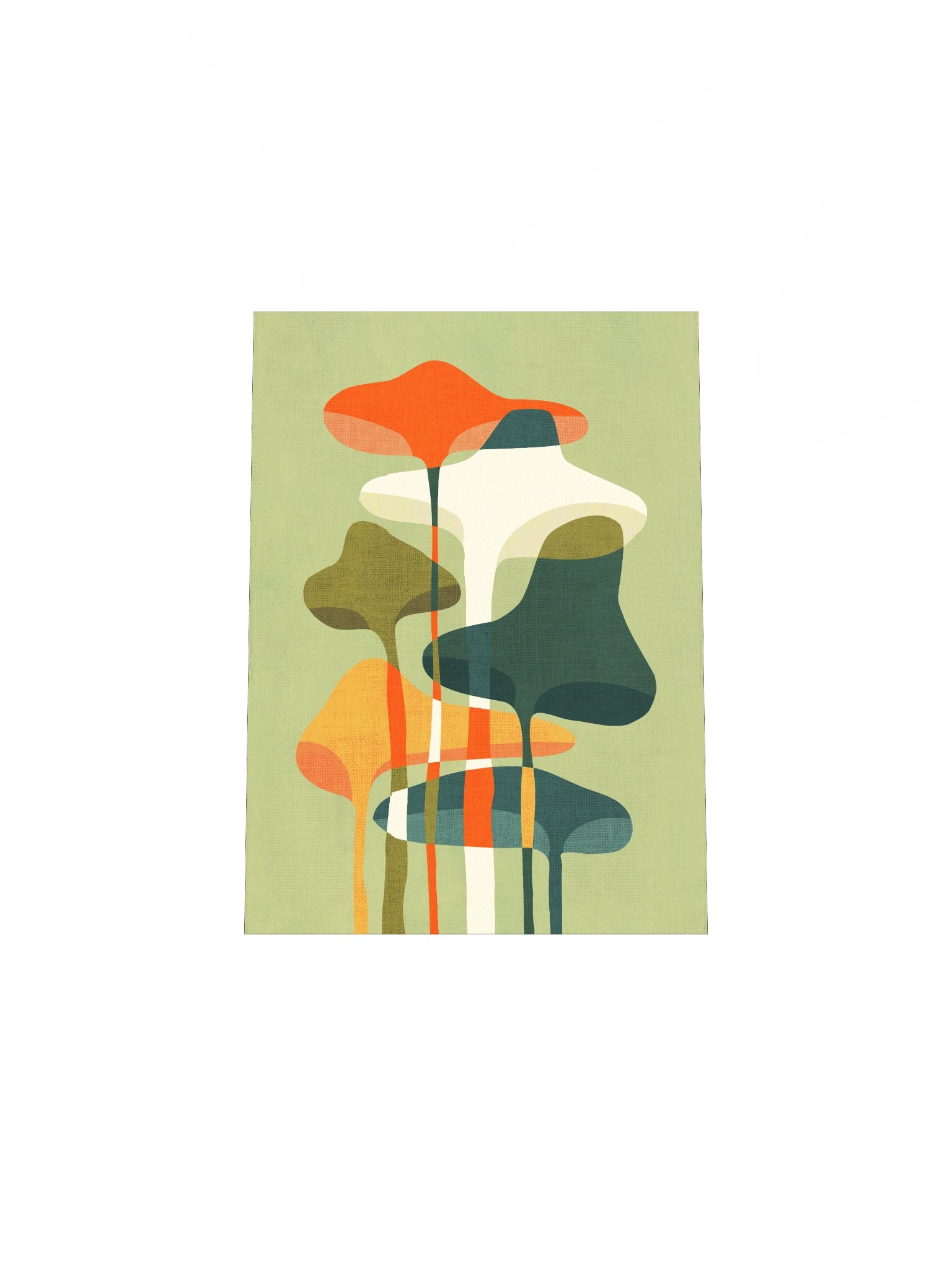wild mushrooms art print product image (26)
