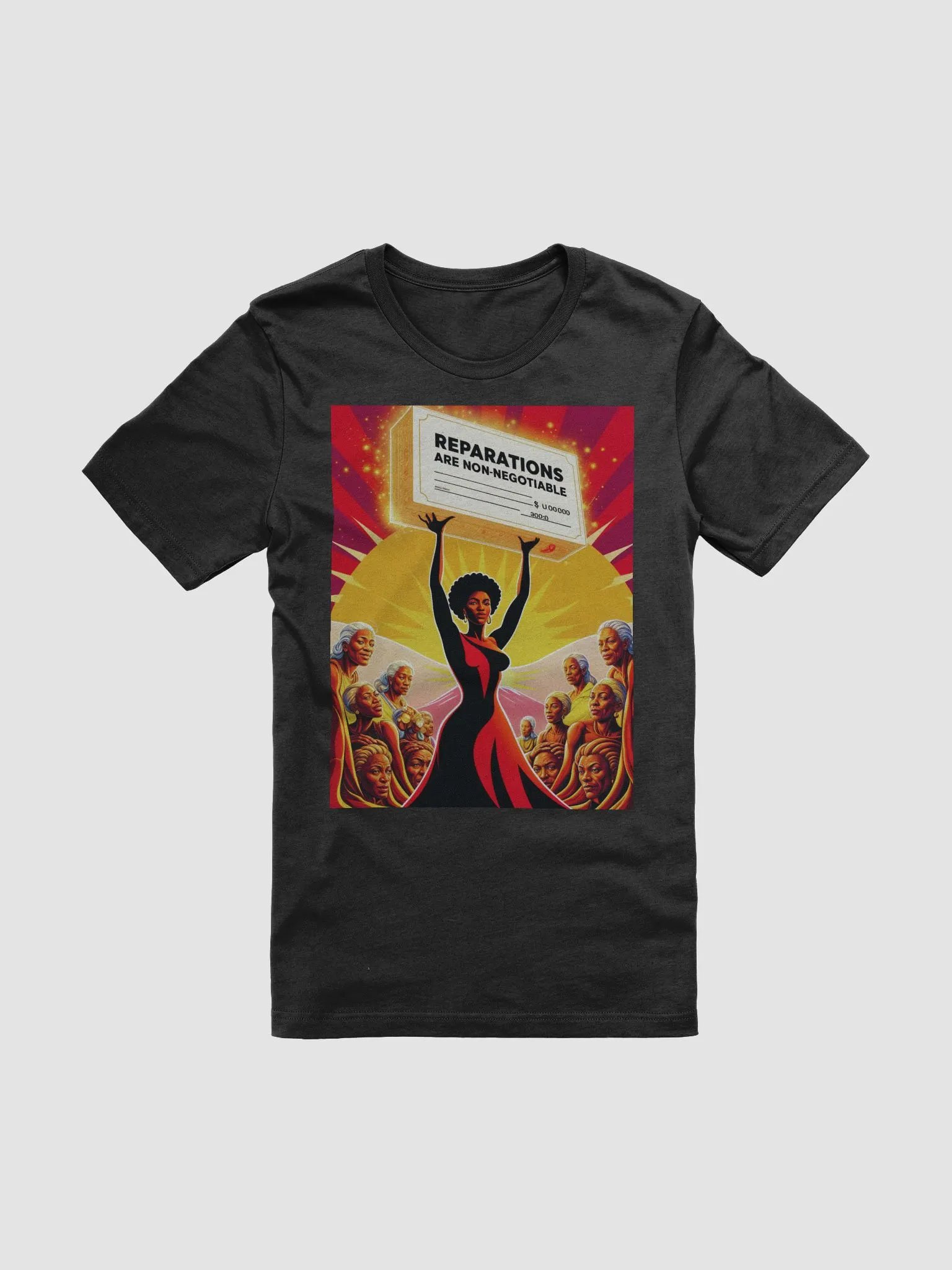 "Cut the Check" Reparations T-Shirt product image (1)