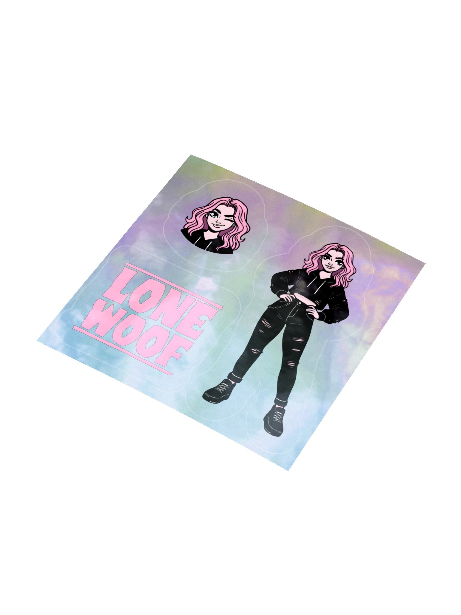 LONEWOOF Holo Sticker Sheet product image (8)