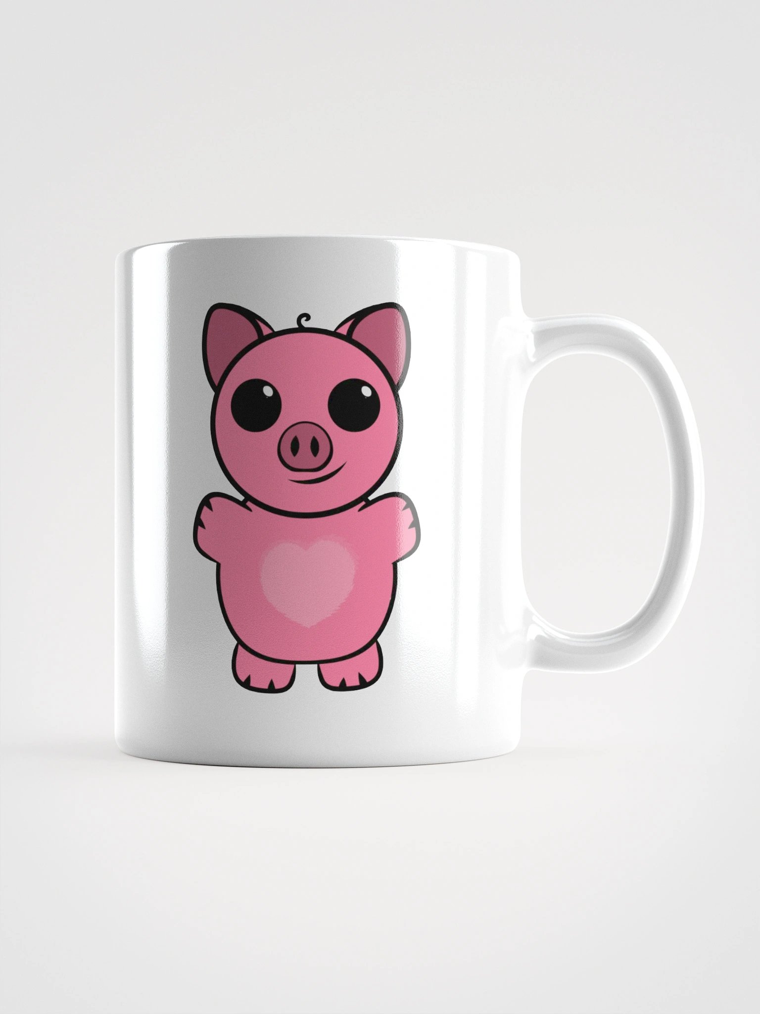 Squiggly Heart Glossy Mug product image (2)