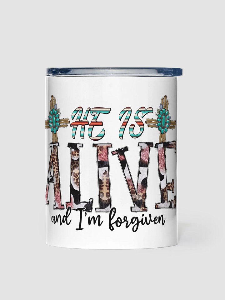 He Is Alive & I'm Forgiven - Kids Tumbler product image (1)
