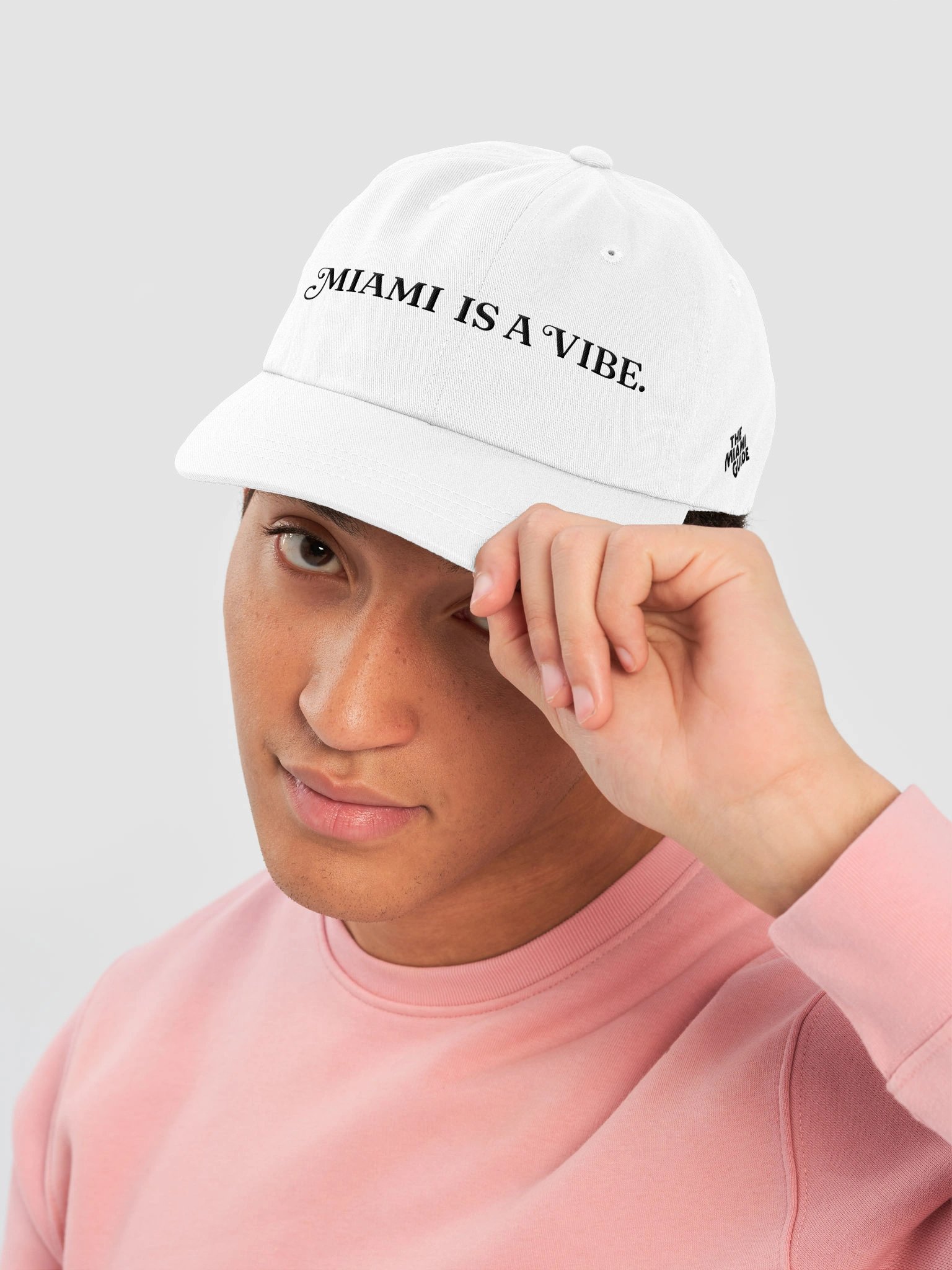 Miami Is A Vibe Dad Hat — Shell product image (5)