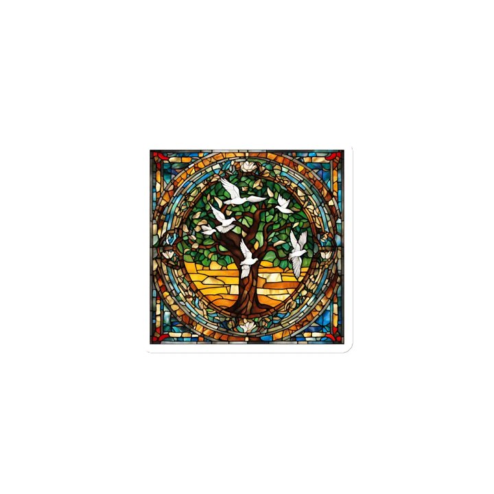 Doves in the Tree of Life Magnet product image (1)