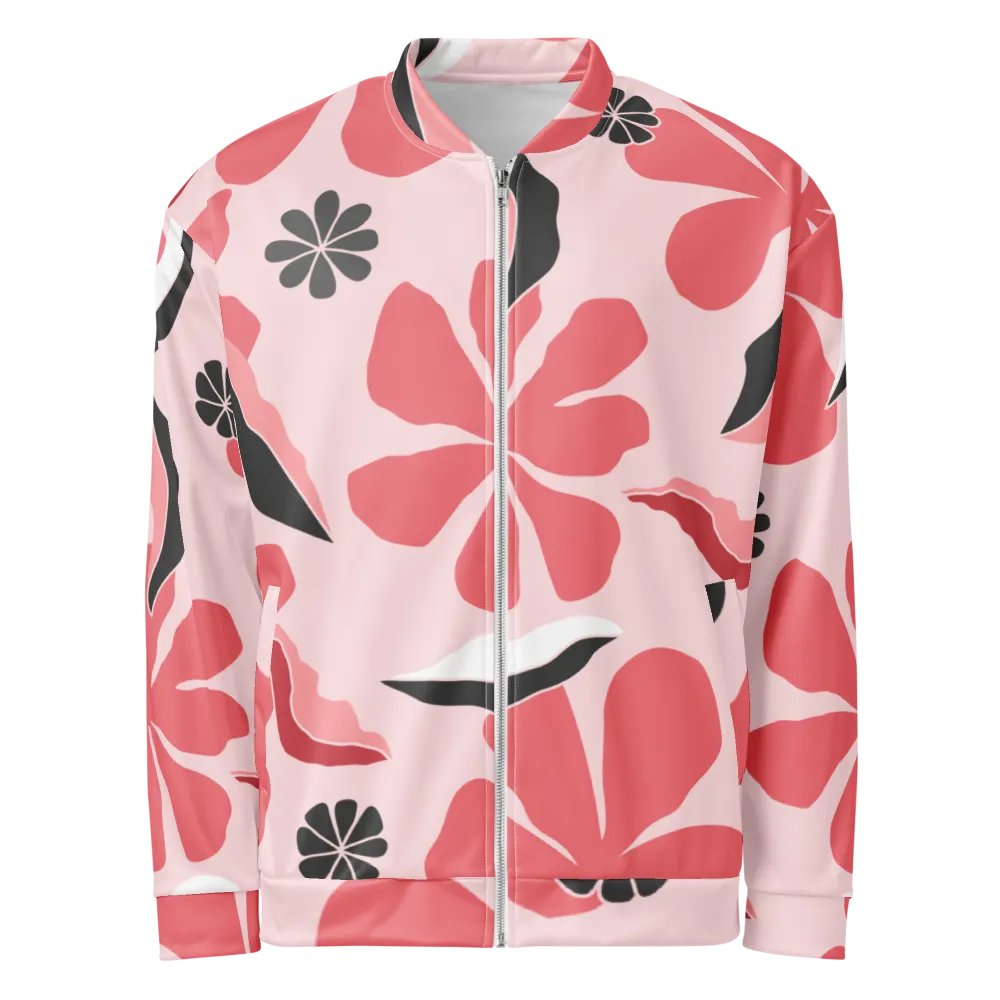 Blossom Burst Custom Bomber Jacket product image (2)