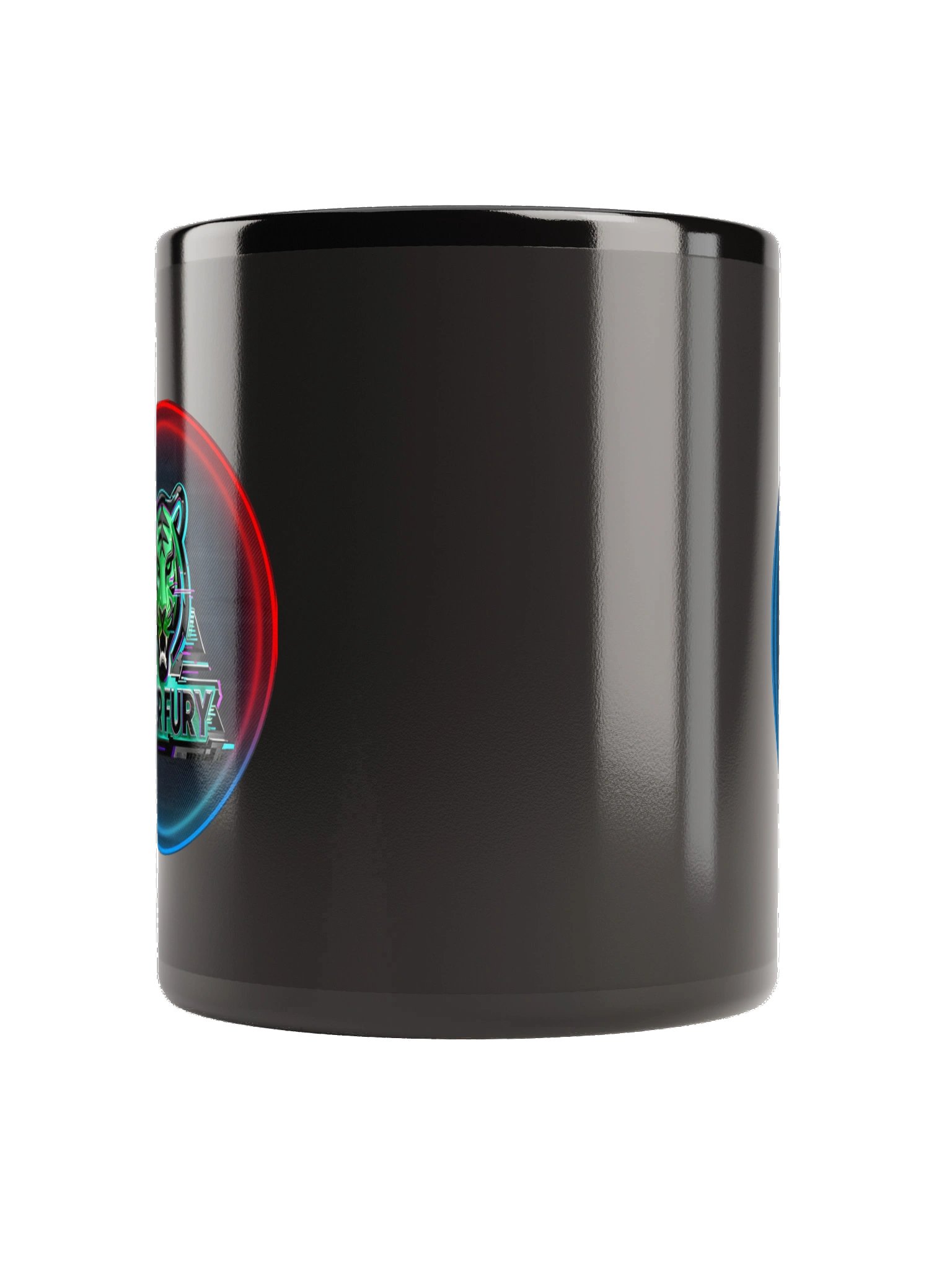 Tiger Fury Neon Logo Mug product image (4)