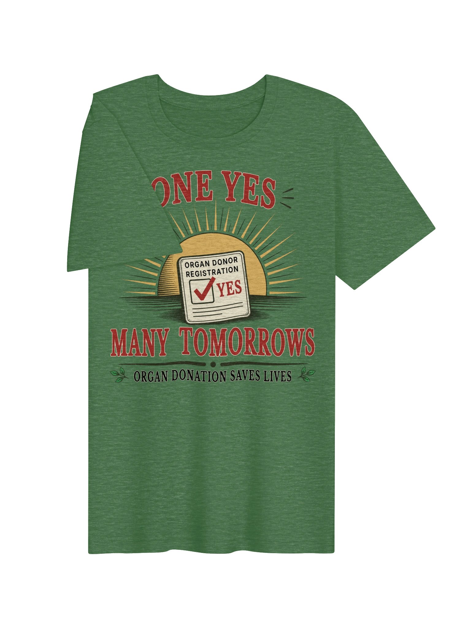 One Yes Many Tomorrows. T-Shirt product image (13)