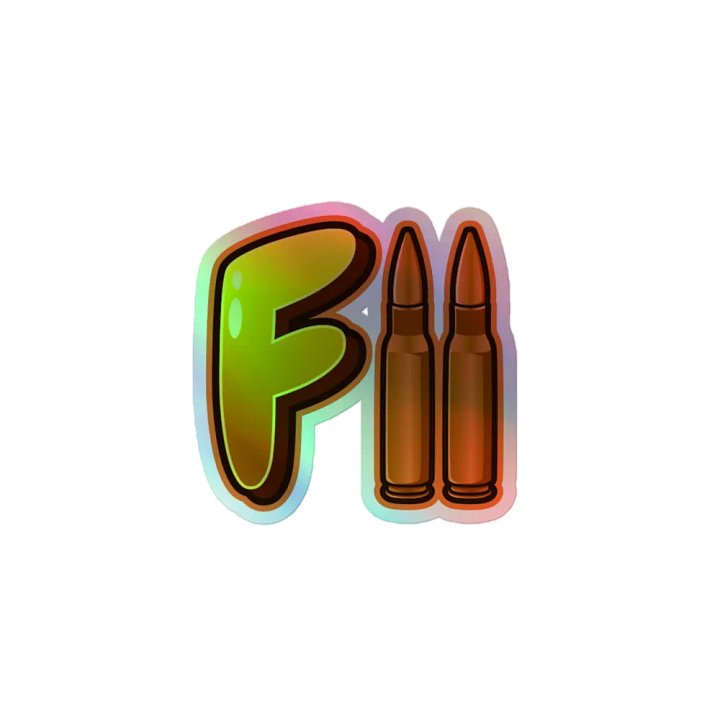 F11 Holographic Sticker product image (1)