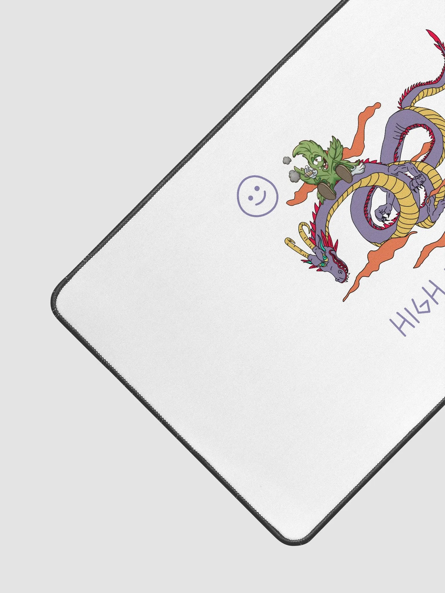 Whimsical Dragon & Leaf Desk Mat product image (3)