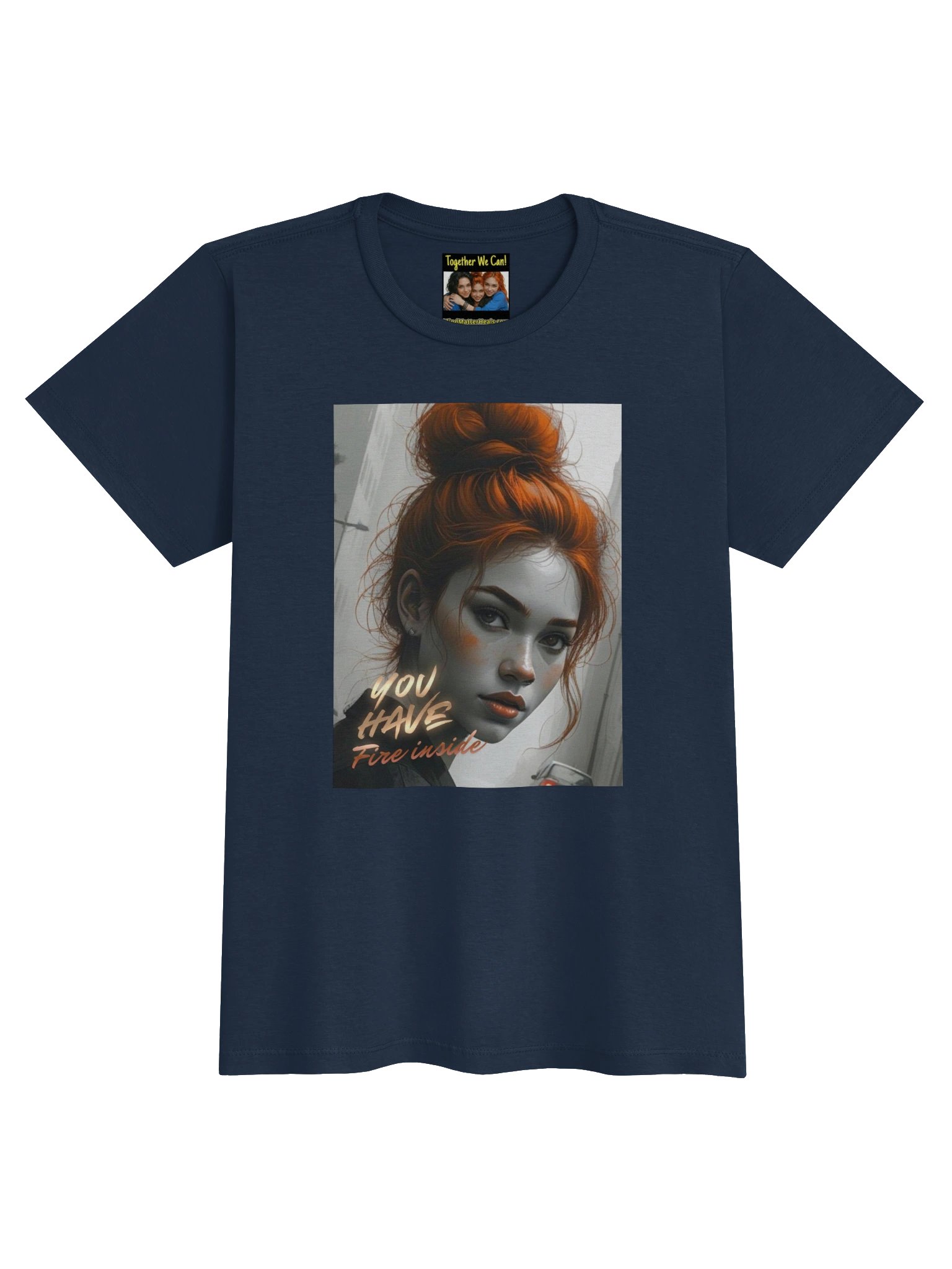 Mind Matter- You Have Fire Inside - Gildan Women's Basic Tee- Softstyle product image (2)