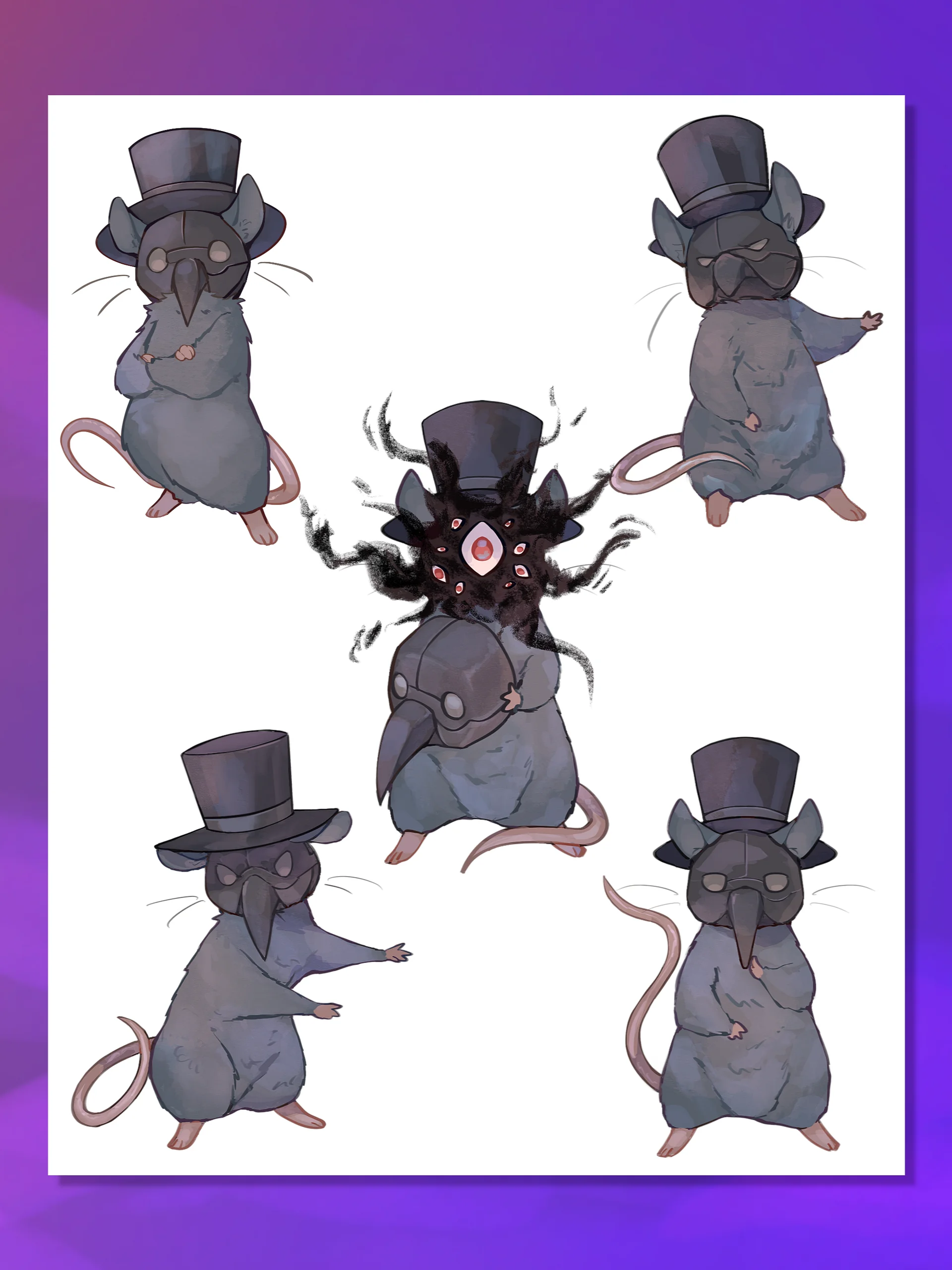 Crispy Rat Stickers product image (1)