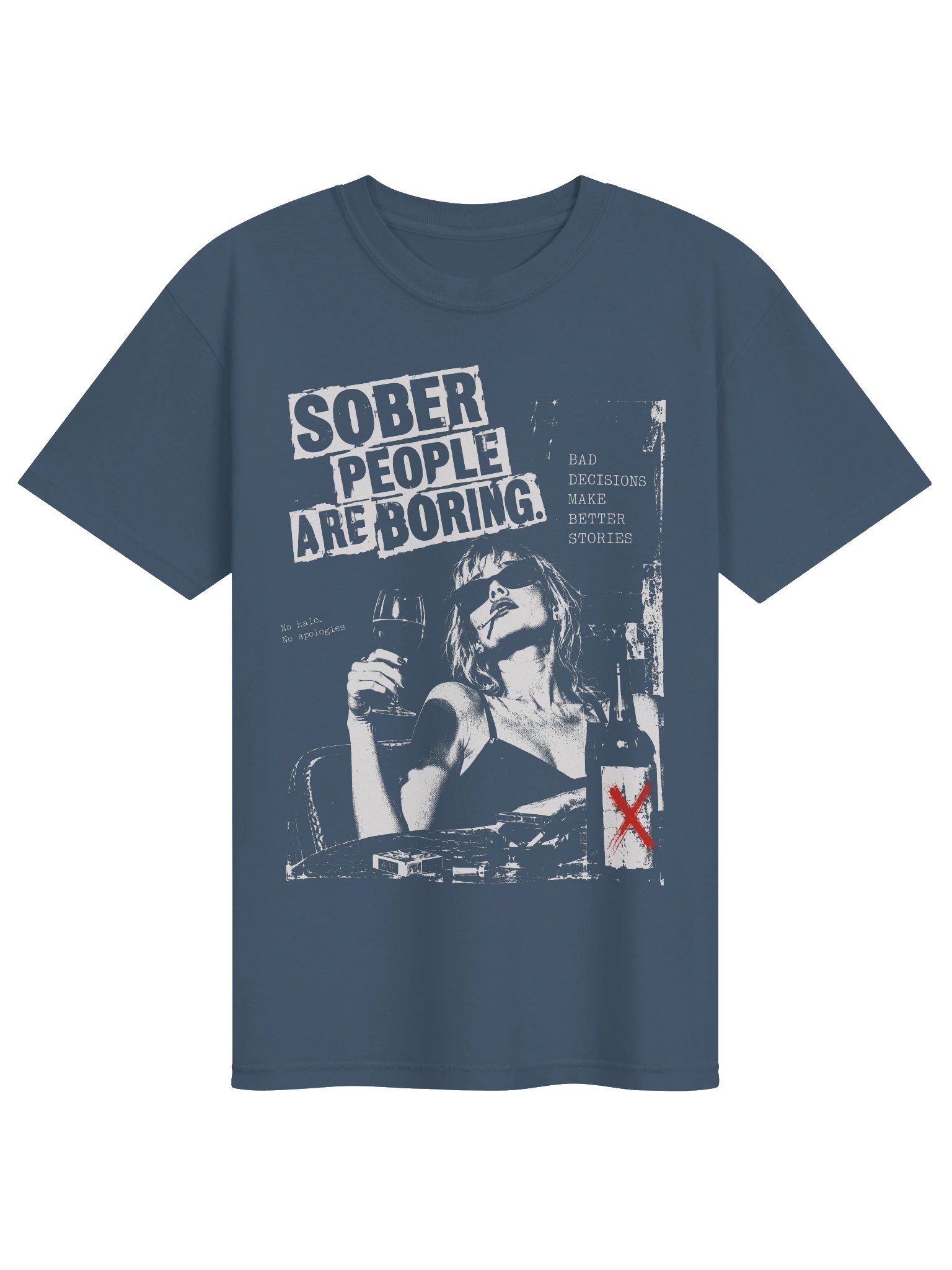 Sober People Heavyweight Graphic Tee product image (1)