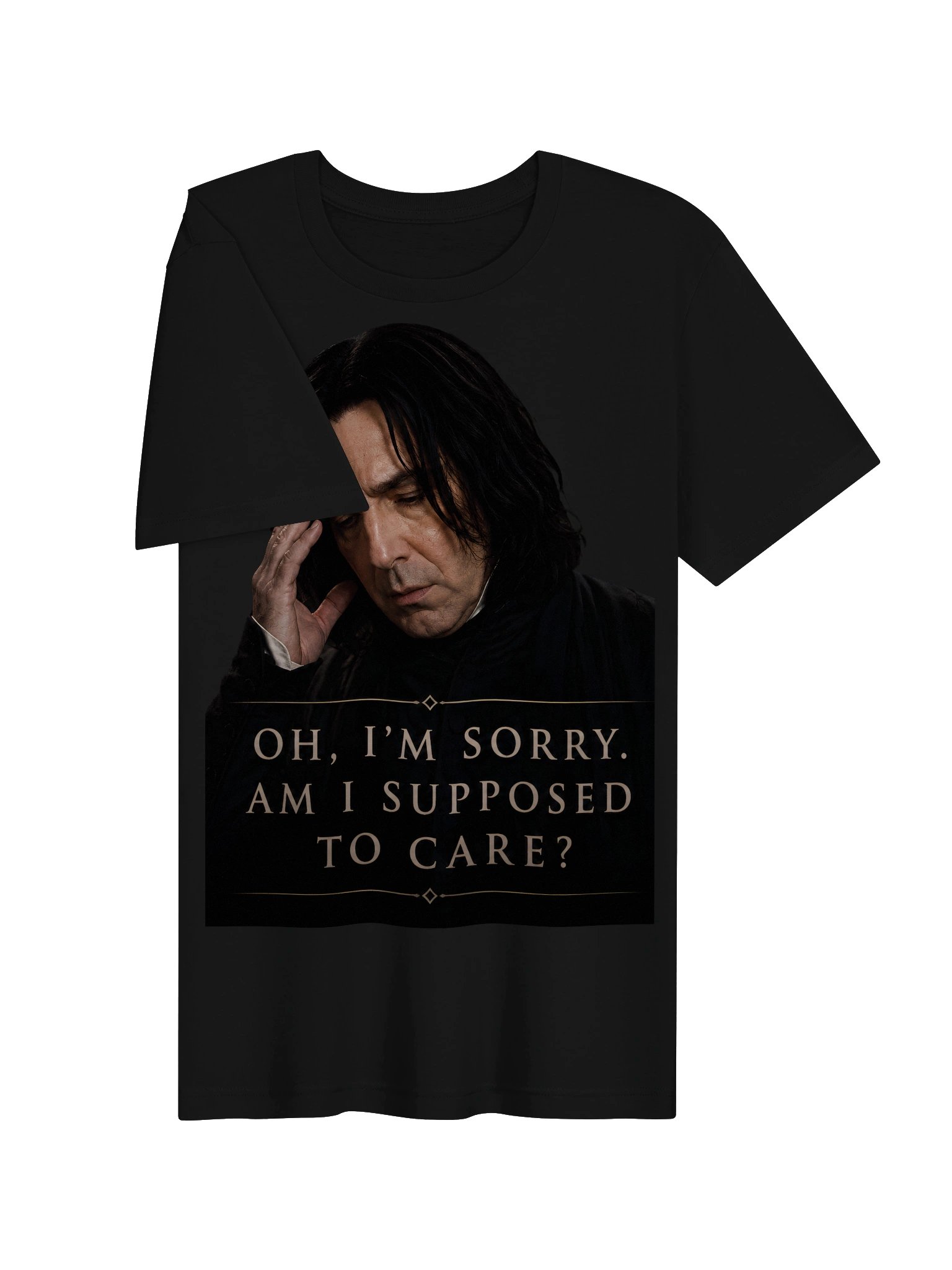 Oh, I'm Sorry... Am I Supposed to Care? | Sarcastic Potions Professor Gothic T-Shirt product image (3)