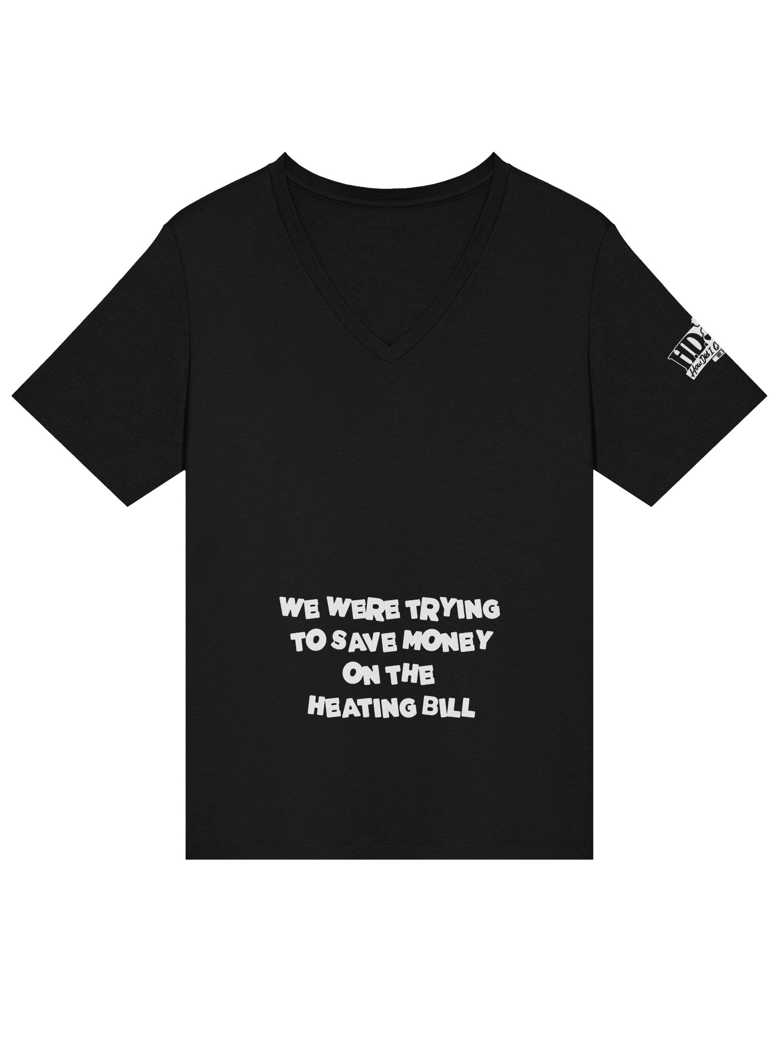 SAVE MONEY ON THE HEATING BILL MATERNITY TEE product image (1)