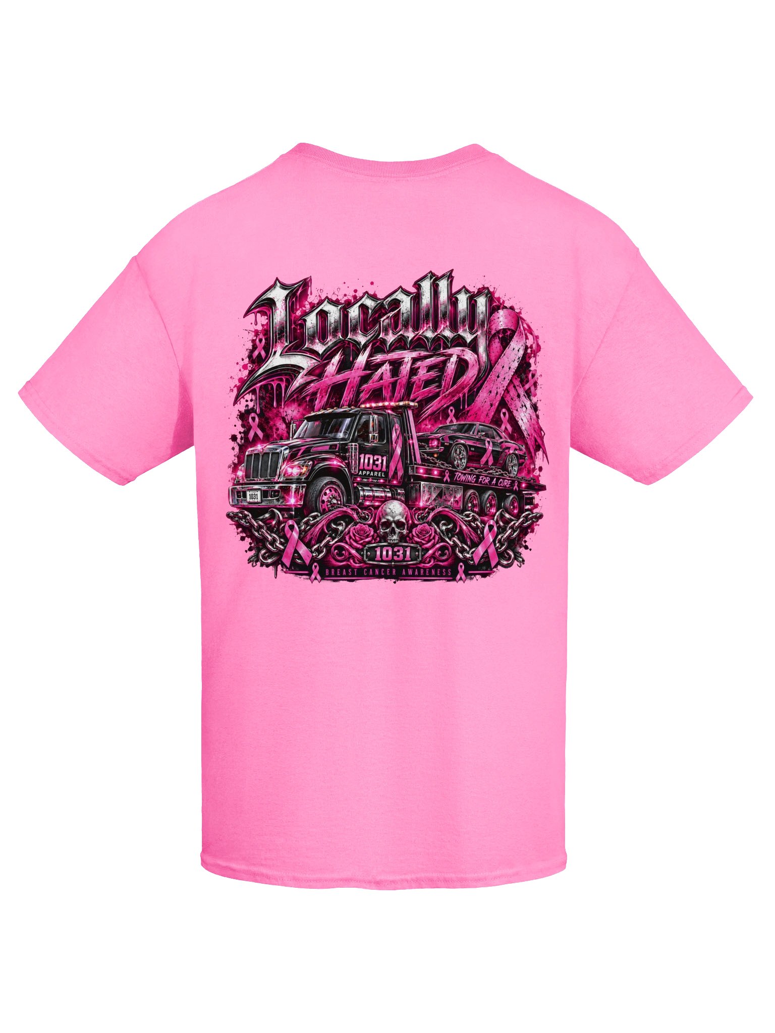 LOCALLY HATED BREAST CANCER AWARENESS NO CROWN product image (14)