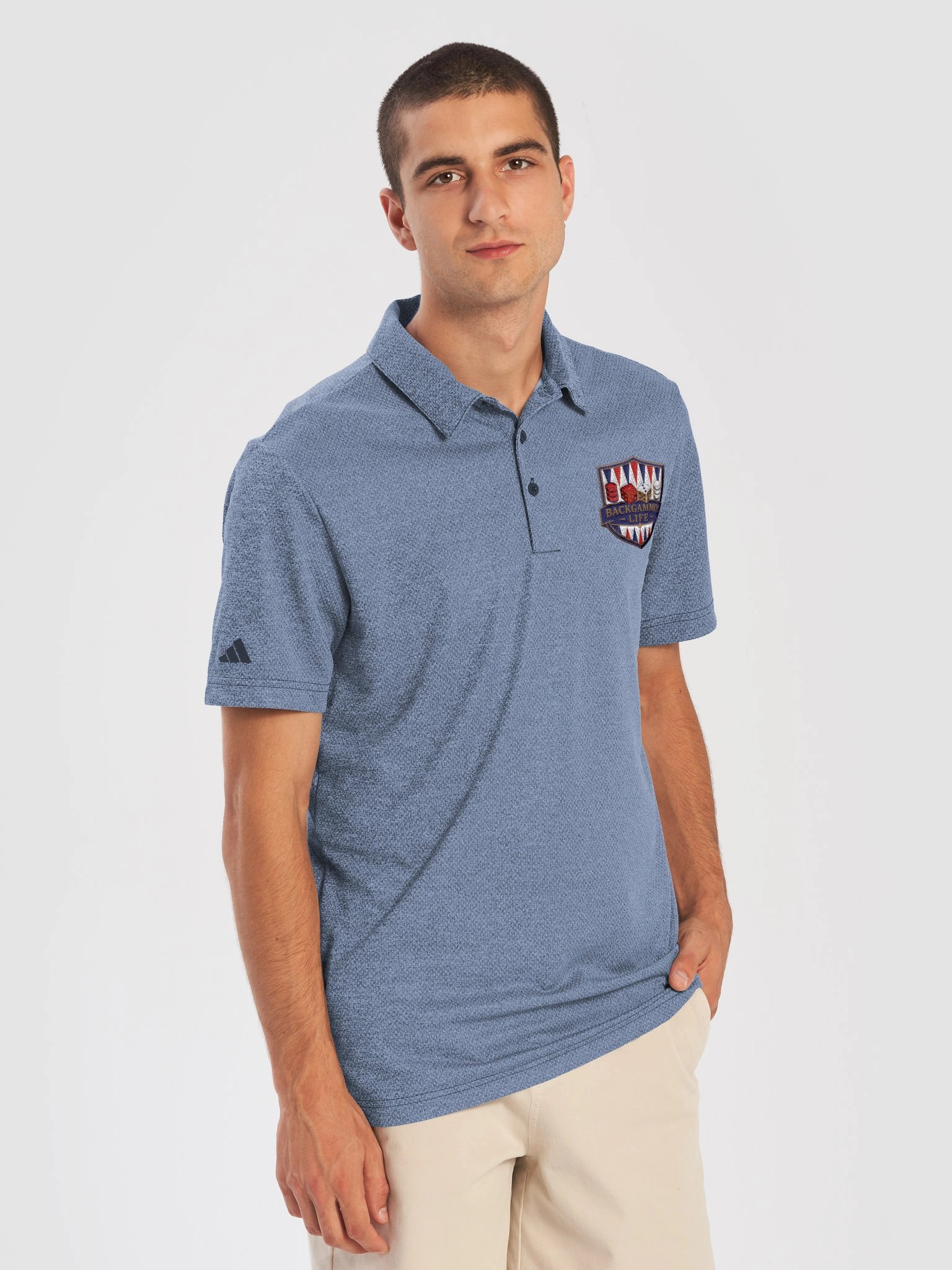Backgammon Life EmbroiPoloered Crest product image (7)