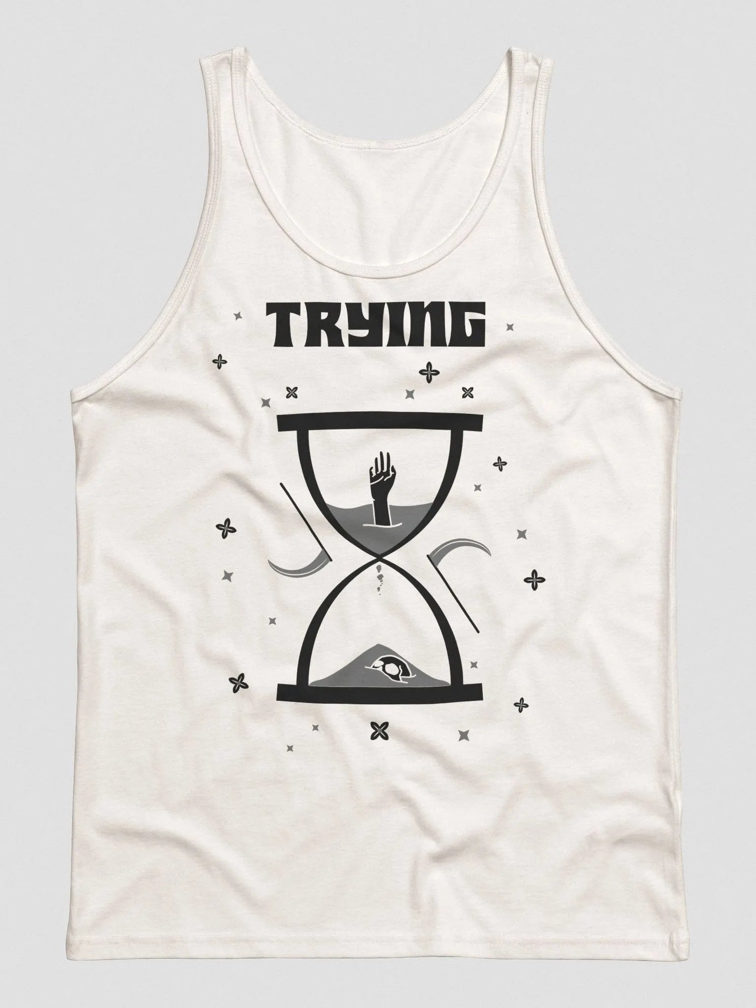Trying Times jersey tank top product image (2)
