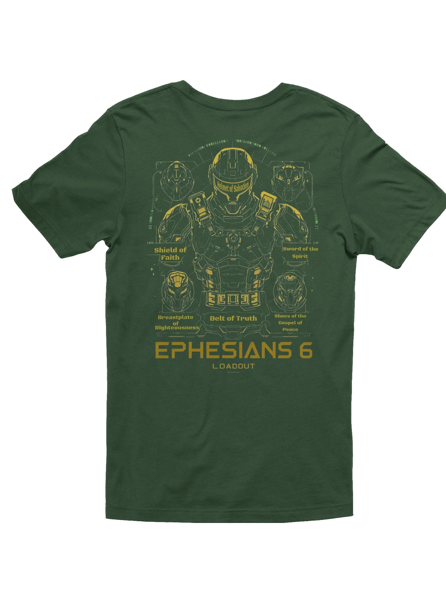 YHWH - “Ephesians 6 Loadout” Slim Fit T Shirt product image (10)