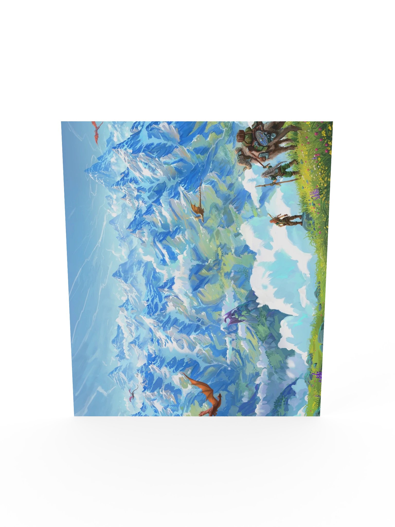 There Be Dragons Here Art Print product image (29)
