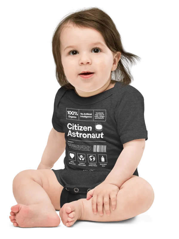 "What Makes a Citizen Astronaut?" Baby Short Sleeve One Piece product image (2)