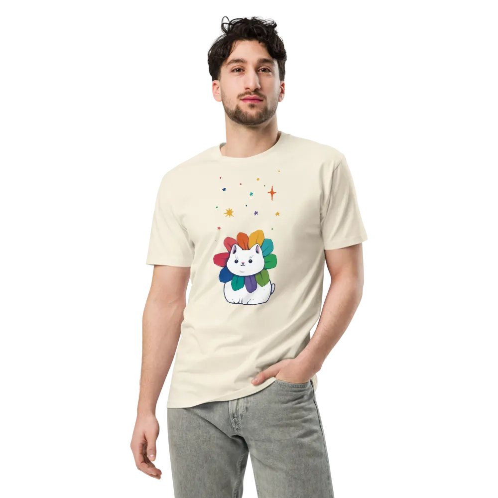 Cats and rainbows (Colour Unisex Premium T-Shirt) product image (3)