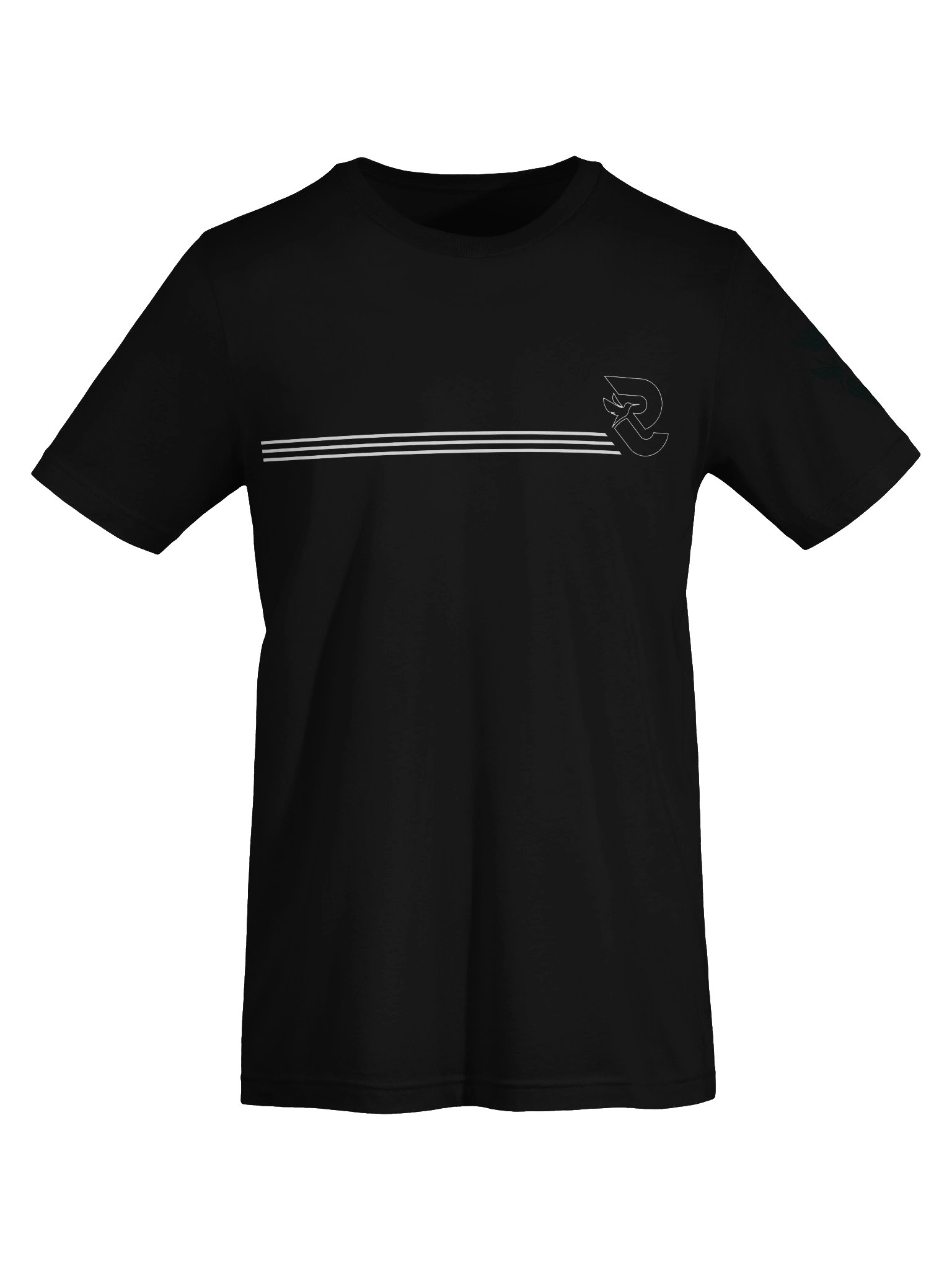 White Icon Striped Tee product image (3)