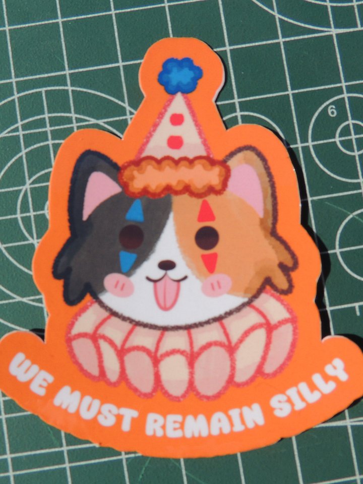We Must Remain Silly Sticker product image (1)