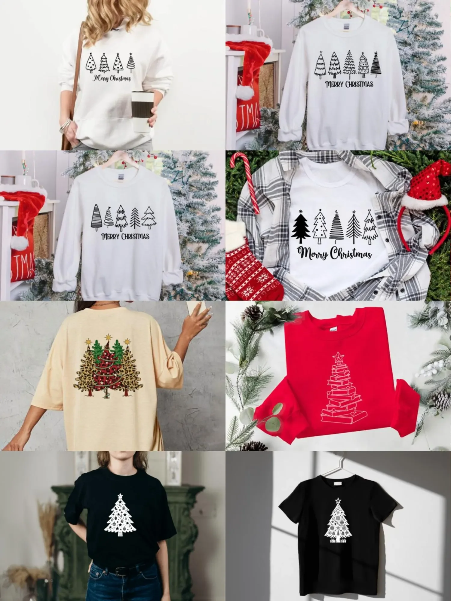 CHRISTMAS TREE SVG Bundle Christmas Tree Outline Christmas Ornaments Svg product image (3)