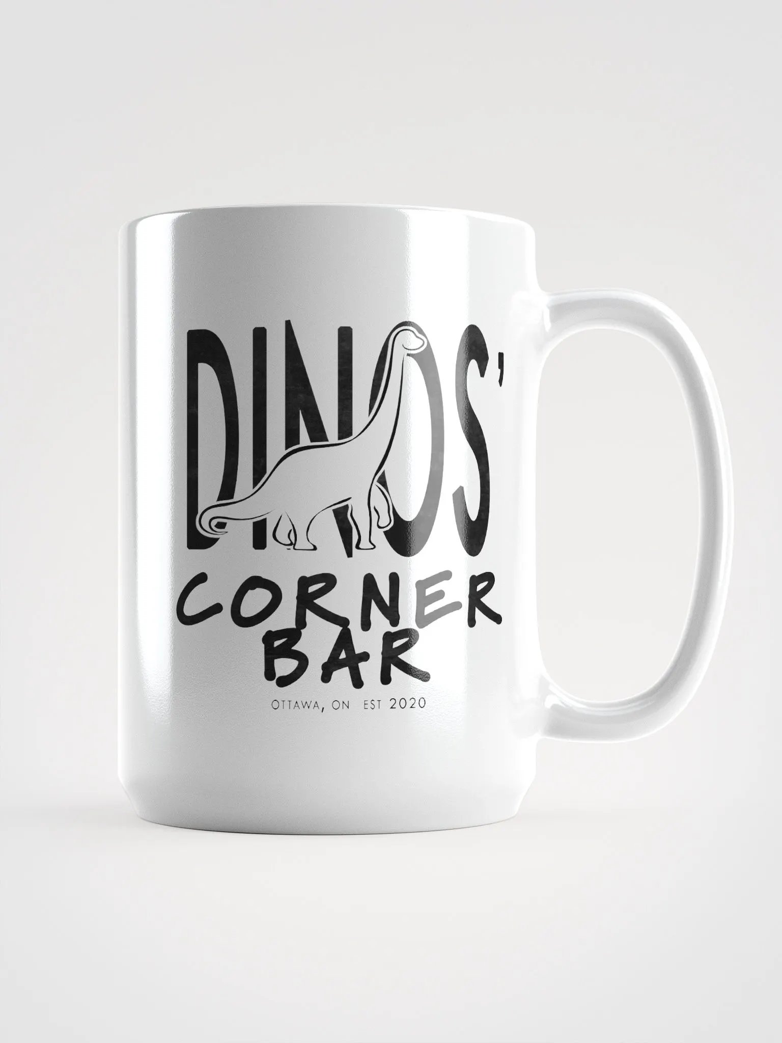 Dinos' Corner Bar Mug [Dark] product image (1)