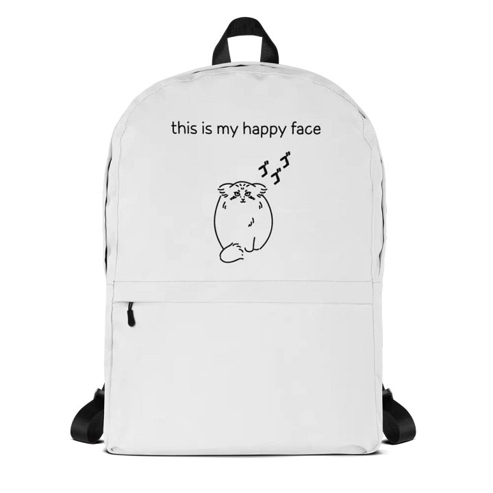 This Is My Happy Face - Backpack product image (1)