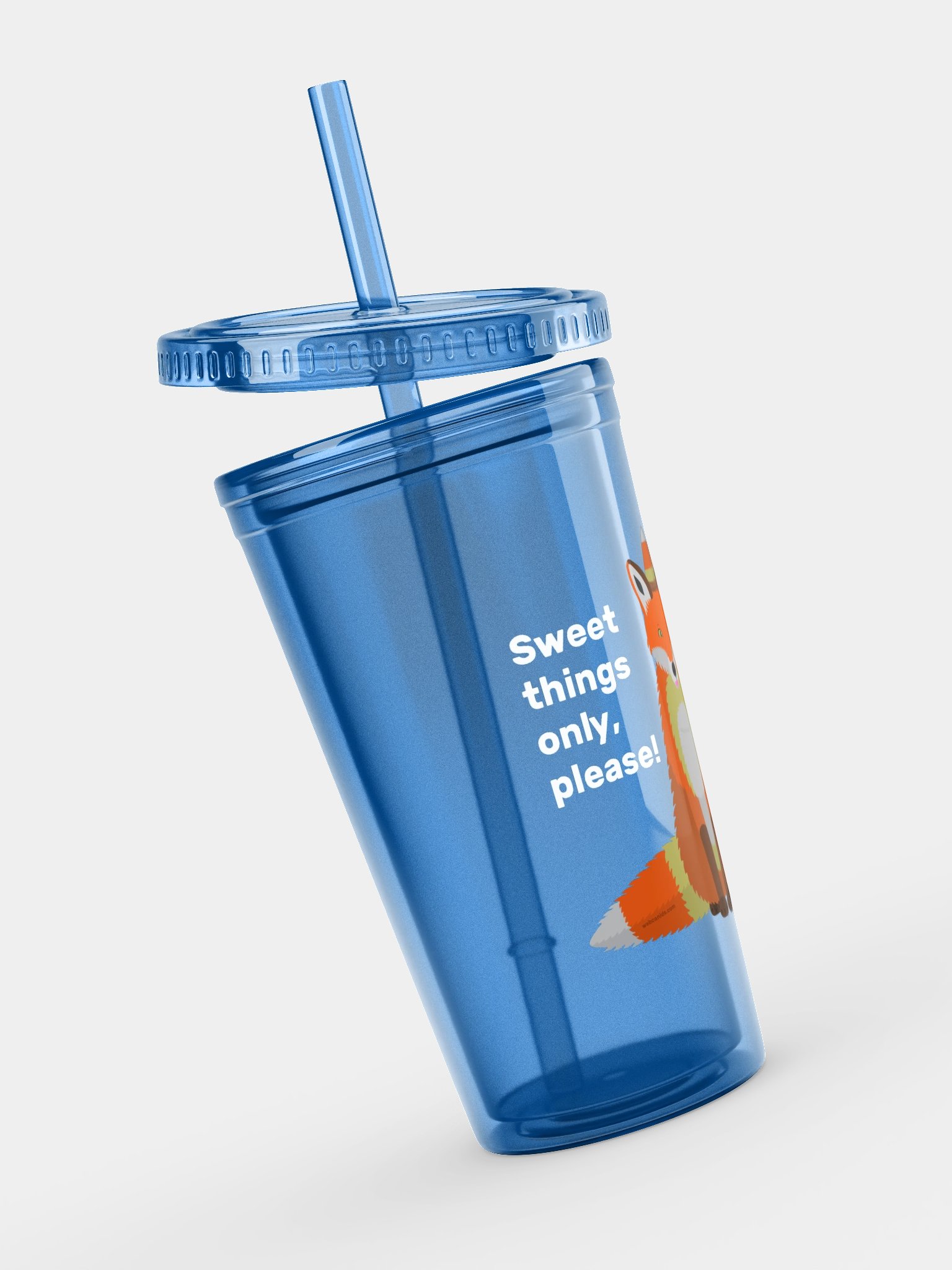 Candy Corn Foxxo Transparent Tumbler product image (4)