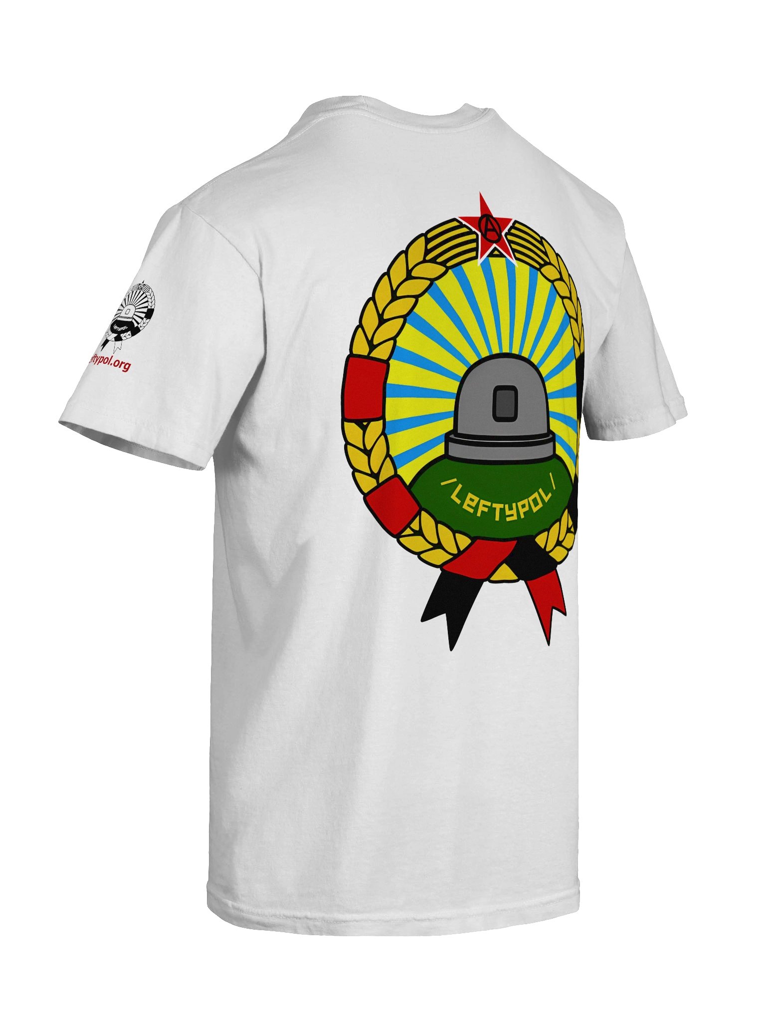 /leftypol/ - White T-Shirt product image (8)