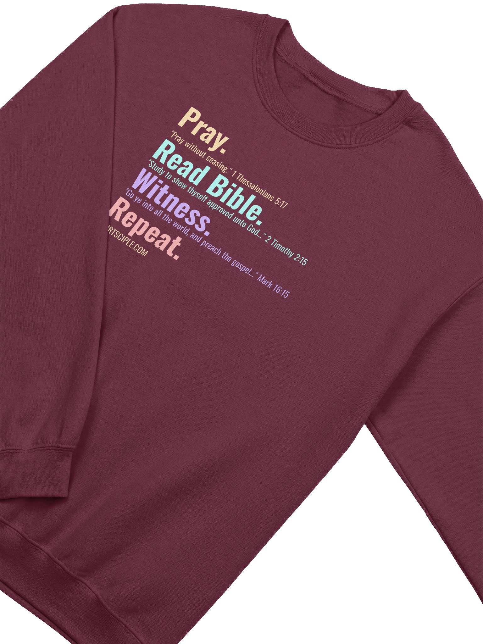 Pray Read Bible Witness Repeat Sweatshirt product image (11)